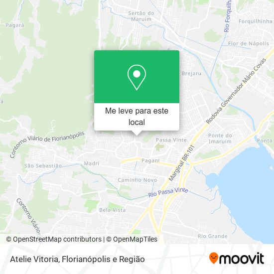 Atelie Vitoria mapa