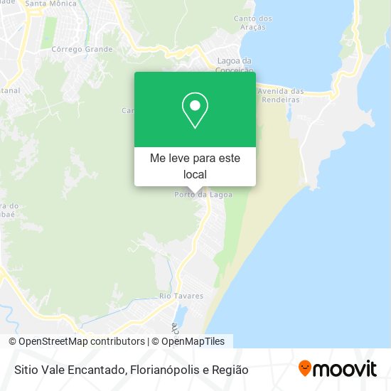 Sitio Vale Encantado mapa