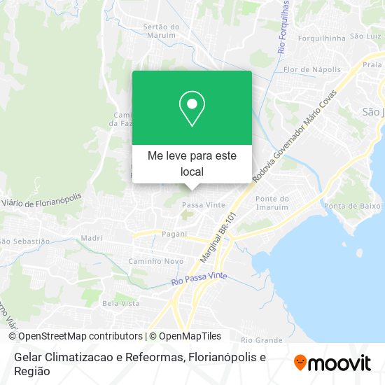 Gelar Climatizacao e Refeormas mapa