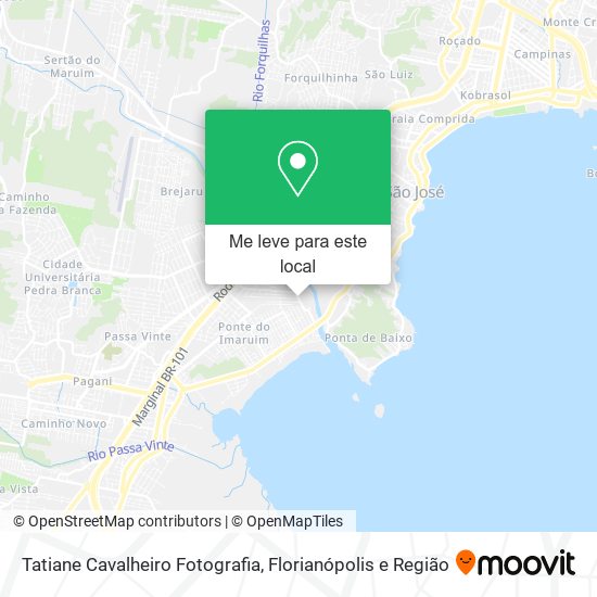 Tatiane Cavalheiro Fotografia mapa