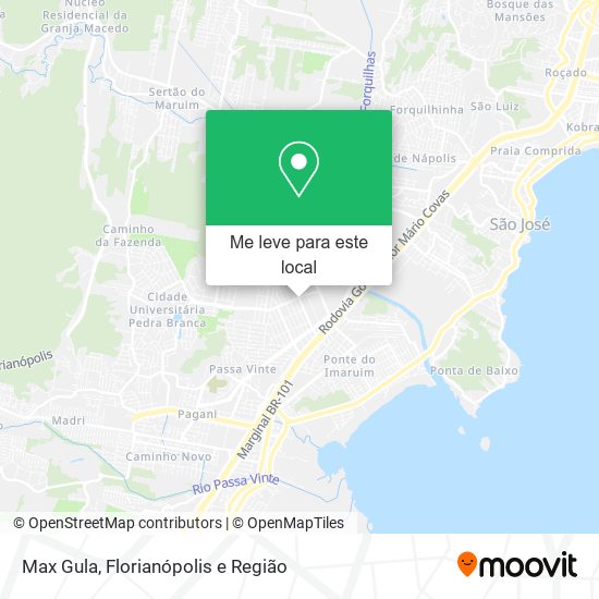 Max Gula mapa