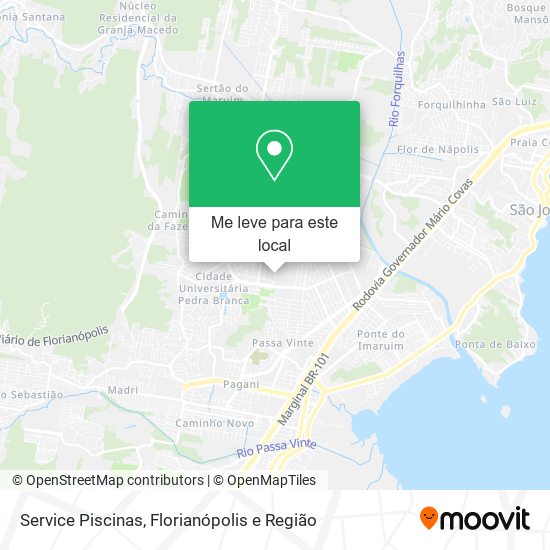 Service Piscinas mapa