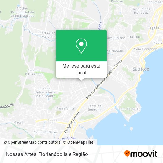 Nossas Artes mapa