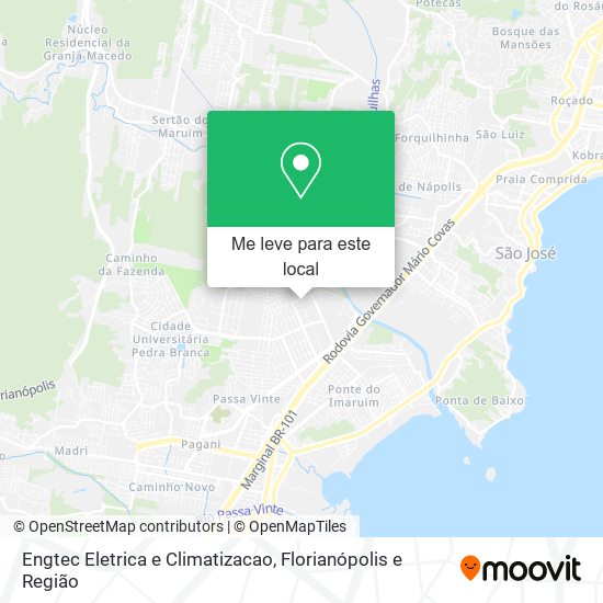 Engtec Eletrica e Climatizacao mapa