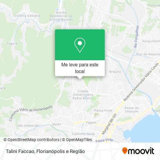 Talini Faccao mapa