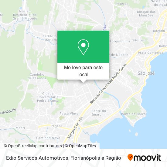 Edio Servicos Automotivos mapa