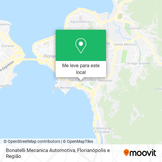 Bonatelli Mecanica Automotiva mapa