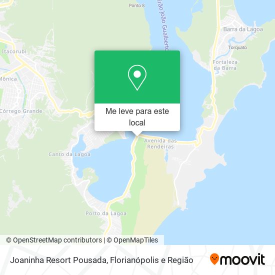 Joaninha Resort Pousada mapa