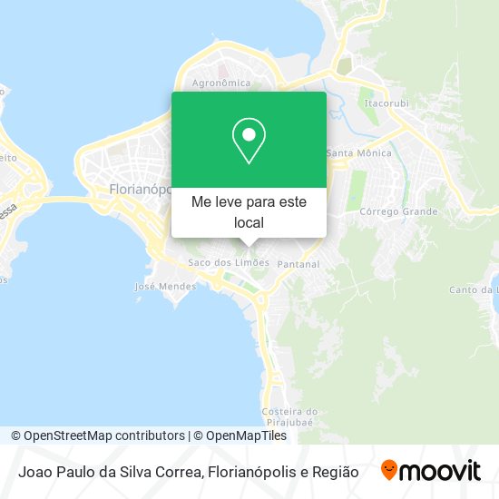 Joao Paulo da Silva Correa mapa