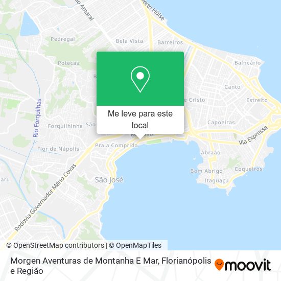 Morgen Aventuras de Montanha E Mar mapa