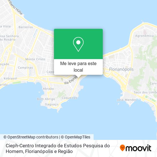 Cieph-Centro Integrado de Estudos Pesquisa do Homem mapa