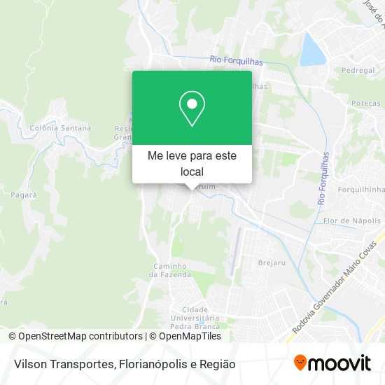 Vilson Transportes mapa