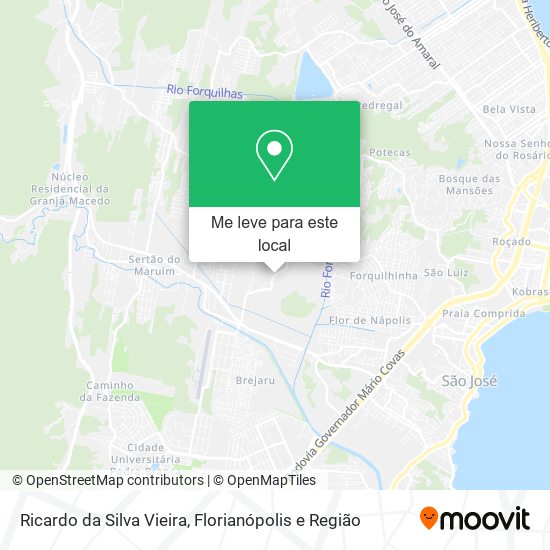 Ricardo da Silva Vieira mapa