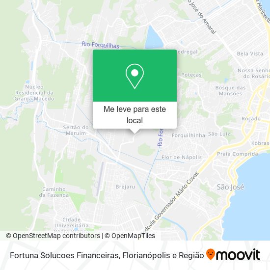 Fortuna Solucoes Financeiras mapa