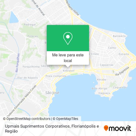 Upmais Suprimentos Corporativos mapa