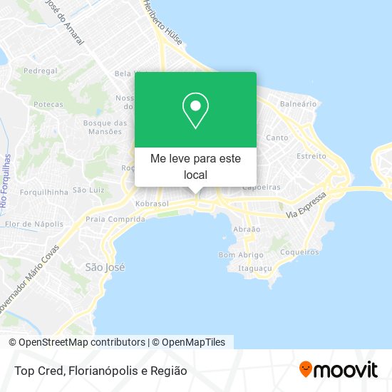 Top Cred mapa