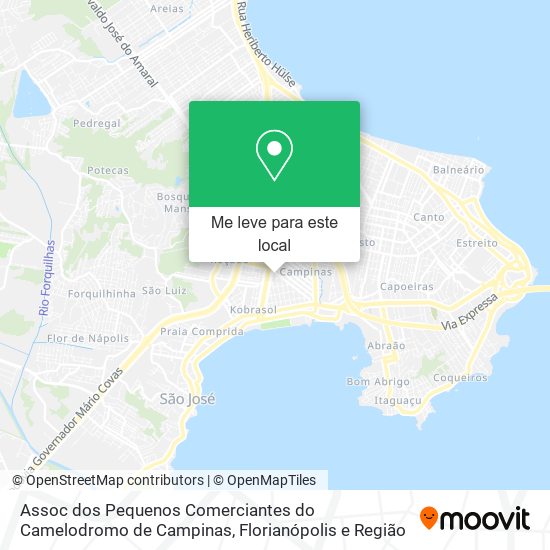 Assoc dos Pequenos Comerciantes do Camelodromo de Campinas mapa