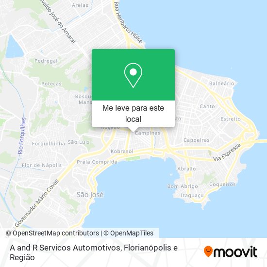 A and R Servicos Automotivos mapa