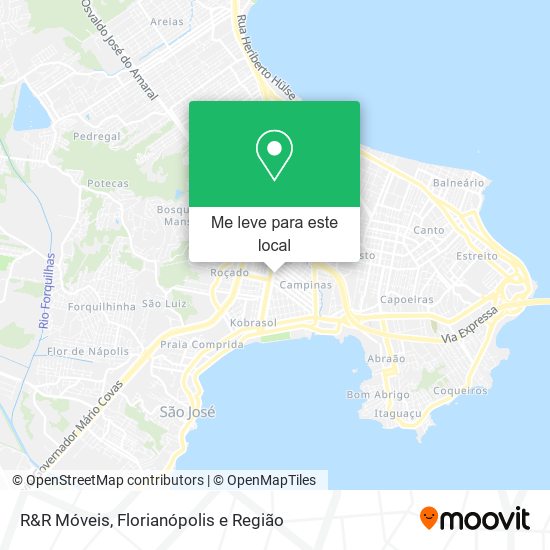 R&R Móveis mapa