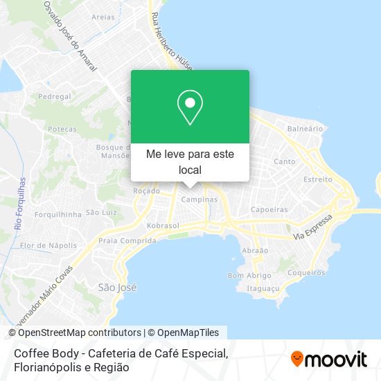 Coffee Body - Cafeteria de Café Especial mapa