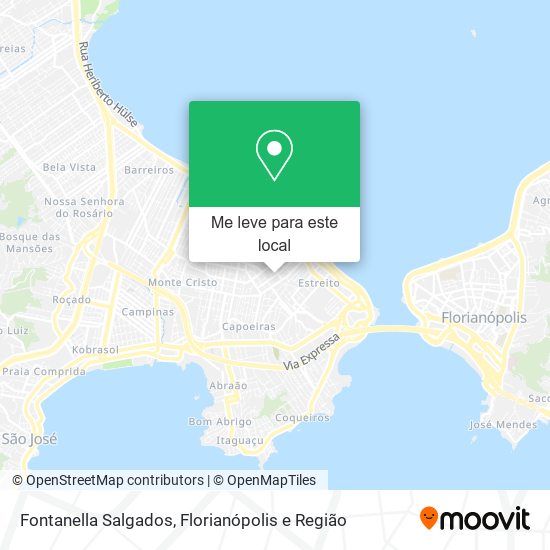 Fontanella Salgados mapa