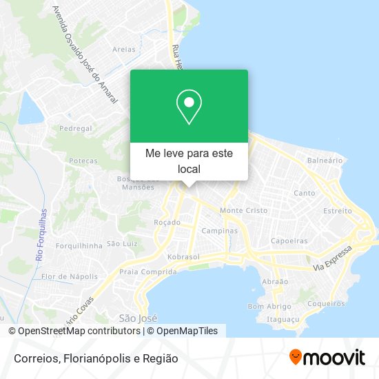 Correios mapa