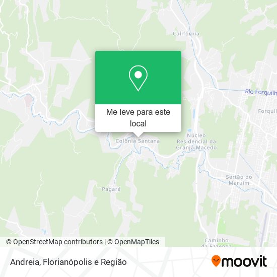 Andreia mapa
