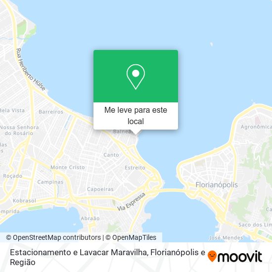 Estacionamento e Lavacar Maravilha mapa