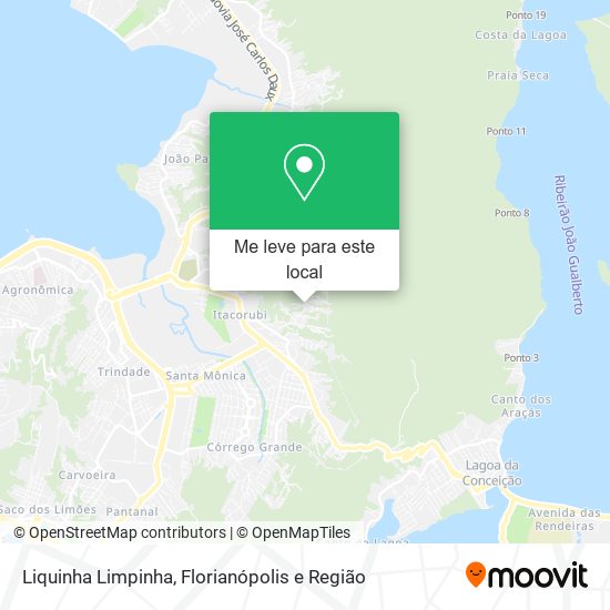 Liquinha Limpinha mapa