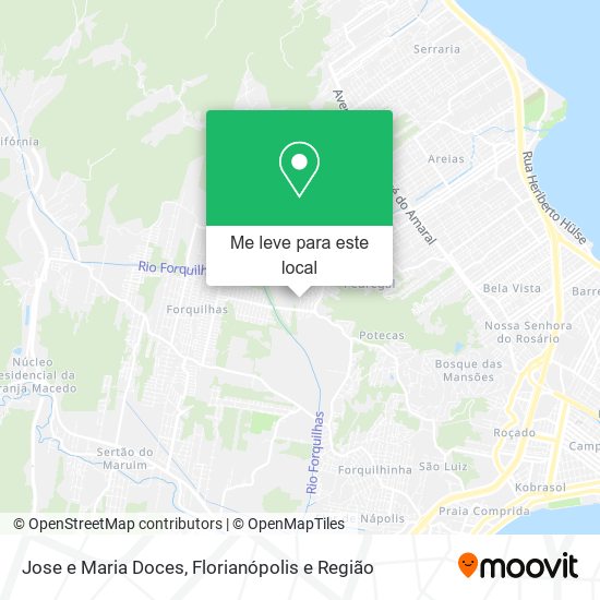 Jose e Maria Doces mapa