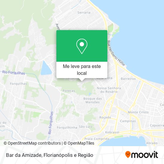 Bar da Amizade mapa