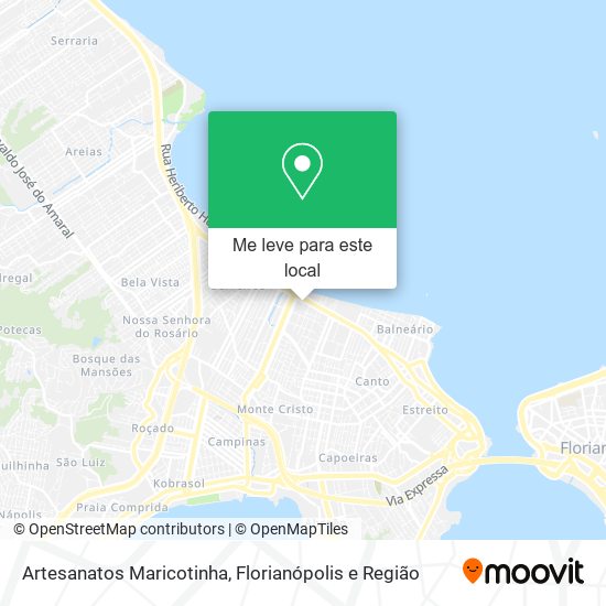 Artesanatos Maricotinha mapa