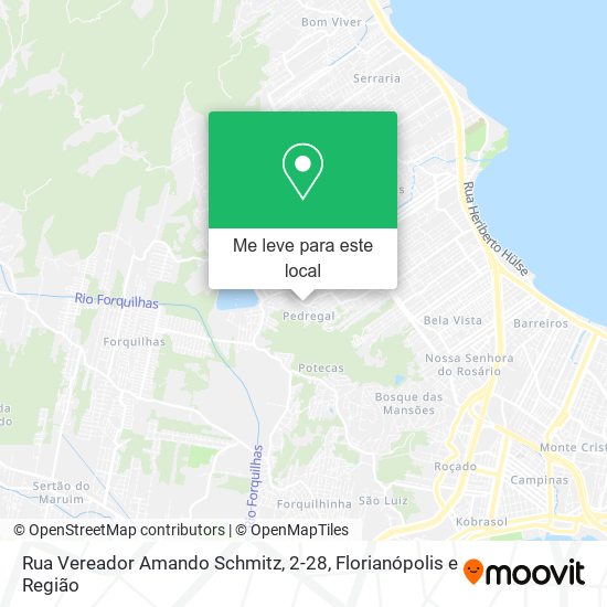 Rua Vereador Amando Schmitz, 2-28 mapa