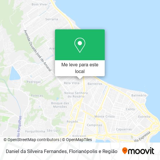 Daniel da Silveira Fernandes mapa