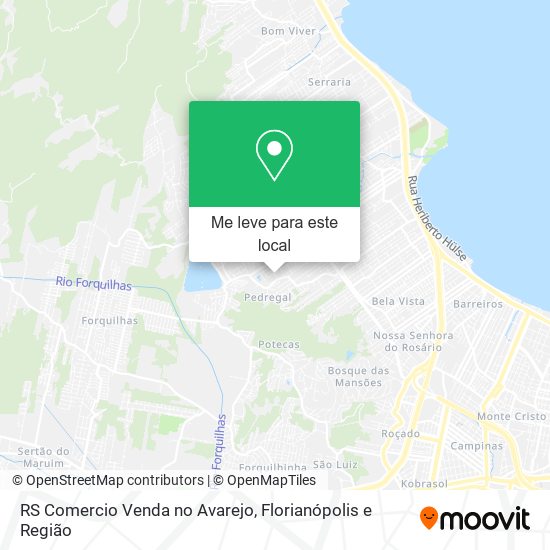 RS Comercio Venda no Avarejo mapa