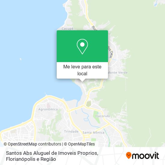 Santos Abs Aluguel de Imoveis Proprios mapa