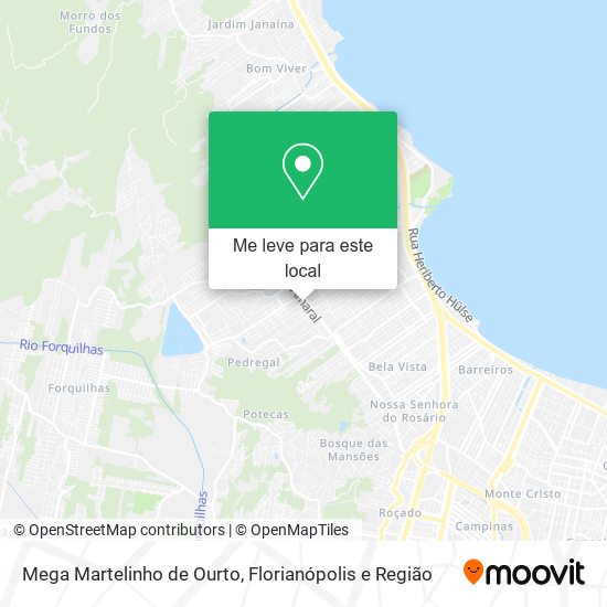 Mega Martelinho de Ourto mapa