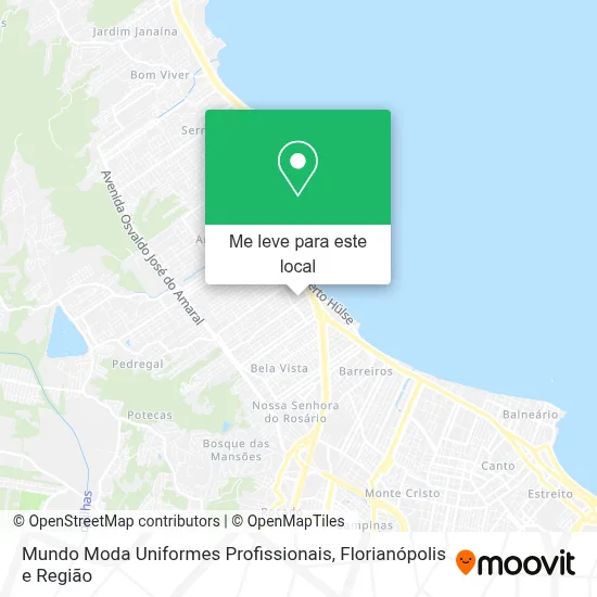 Mundo Moda Uniformes Profissionais mapa