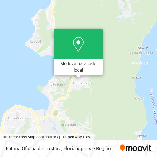 Fatima Oficina de Costura mapa