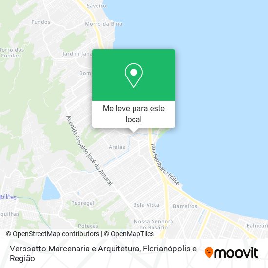 Verssatto Marcenaria e Arquitetura mapa