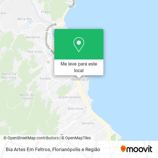 Bia Artes Em Feltros mapa