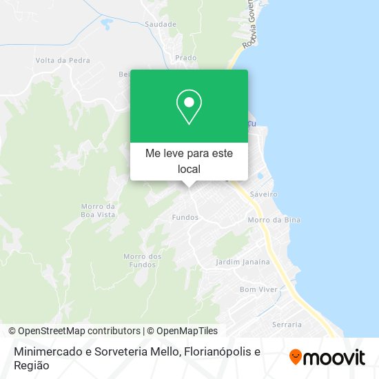 Minimercado e Sorveteria Mello mapa