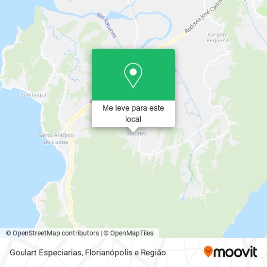 Goulart Especiarias mapa