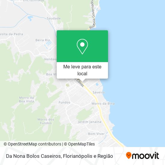 Da Nona Bolos Caseiros mapa