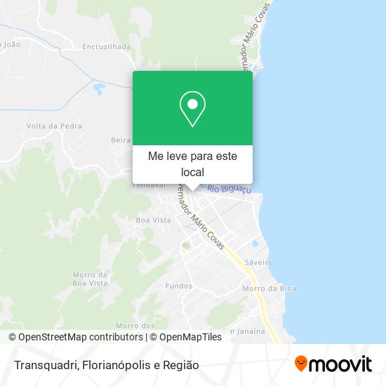 Transquadri mapa