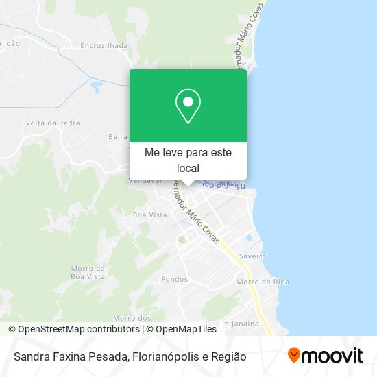 Sandra Faxina Pesada mapa