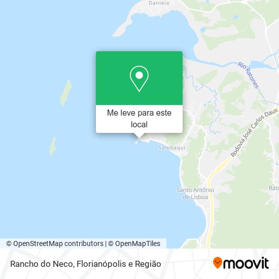 Rancho do Neco mapa
