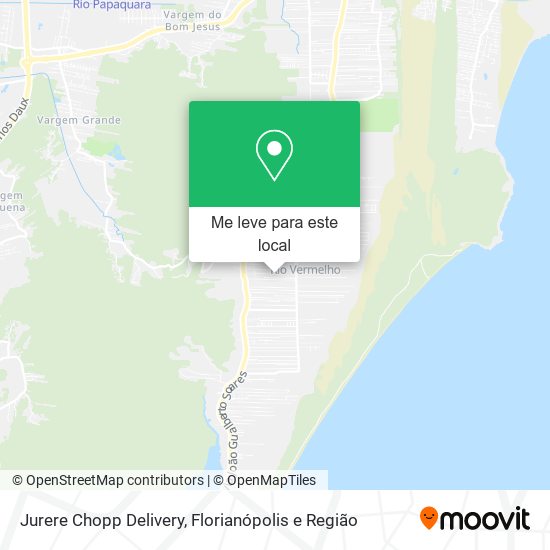 Jurere Chopp Delivery mapa