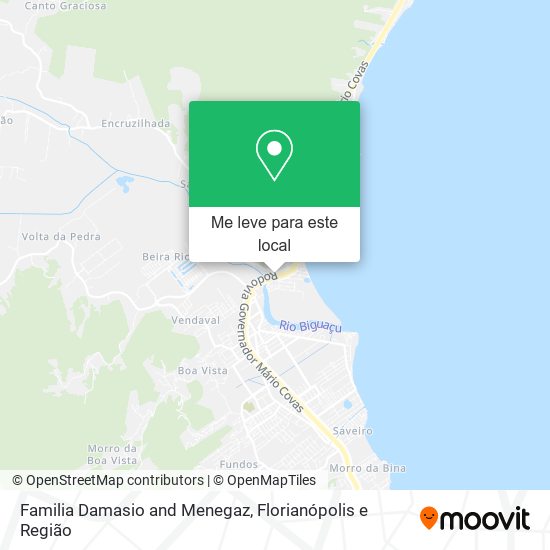 Familia Damasio and Menegaz mapa