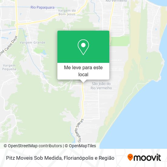 Pitz Moveis Sob Medida mapa